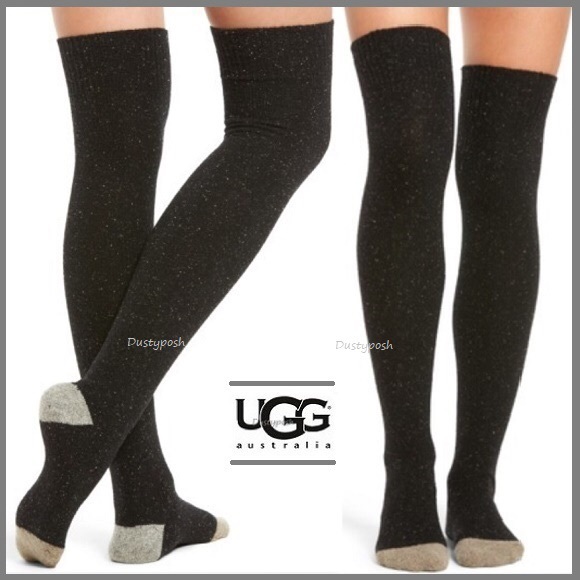 UGG Over The Knee Boot Socks Thigh High Cute Cozy Birthday Gift Warm Cozy Soft - Picture 3 of 3